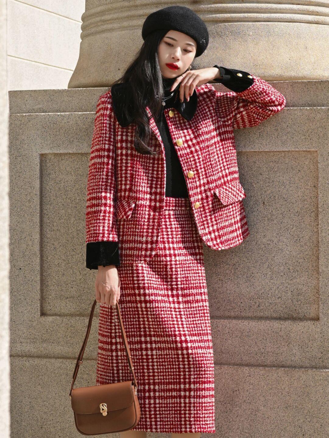 小香风|如果你是精致女人,就不能错过“小香风套装”,照着穿就有好气质