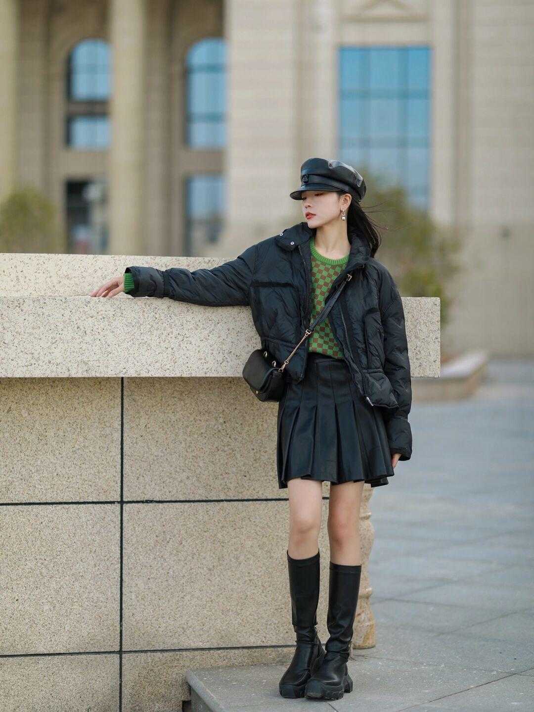 修饰|羽绒服要遮肉更要时髦,看潮人给你亲身示范,好用还简单!