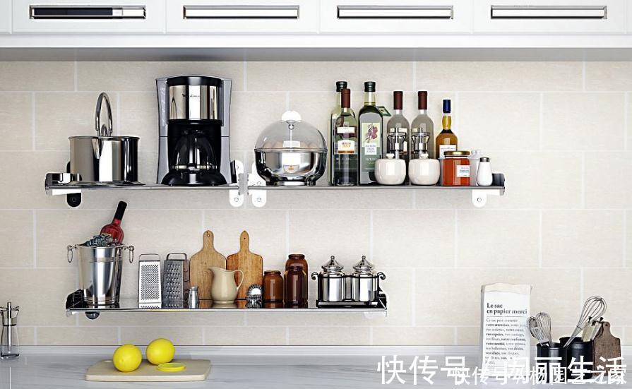 收纳|越来越多人厨房不做吊柜了,现在流行这样装,既实用又省钱