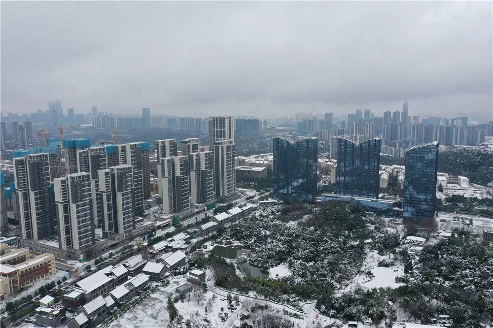 公园雪景|全世界都在瞒着观山湖下雪 观山湖的雪在哪啊啊啊啊？