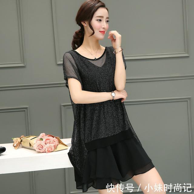 夏装 谁说胖MM不好选衣服?这几款大码雪纺衫,比连衣裙显瘦好几倍