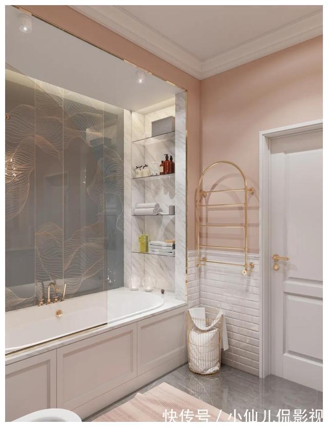 屋主|80㎡粉色美宅，仙气飘飘，还有独立衣帽间和大浴缸，令人羡慕！