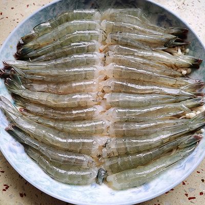 小米辣|蒜蓉开背虾
