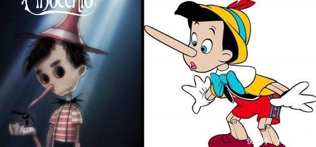 样子|当迪士尼动画变成暗黑风,艾莎和白雪公主的样子有点可怕!