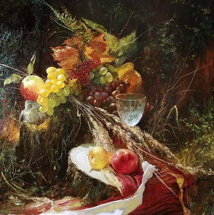 喀拉刨柯#乌克兰画家喀拉刨柯唯美油画,看了真享受!