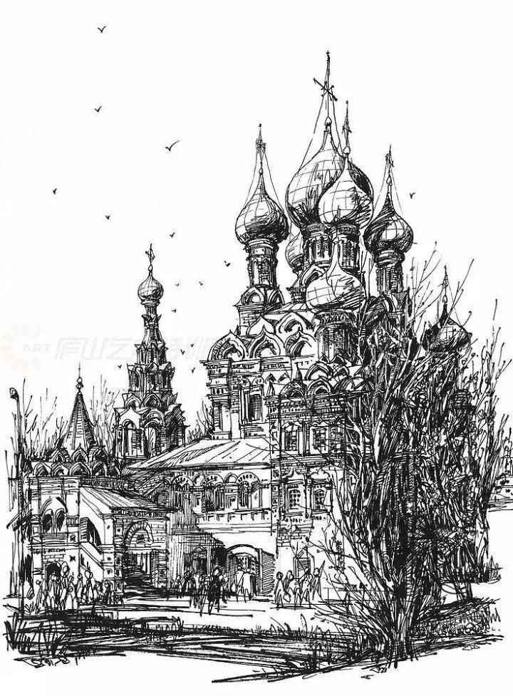  极品六大钢笔画，我是一张张跪着看完的，简直美爆