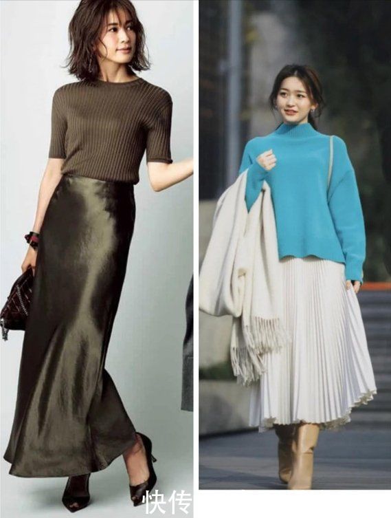 人到中年别总穿小黑裤,裙装才是百搭神器,4种日杂搭法太优雅了