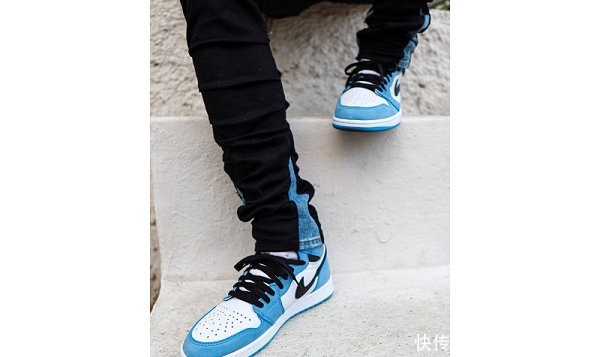 鞋款|北卡蓝 “University Blue”配色鞋款上脚图来袭