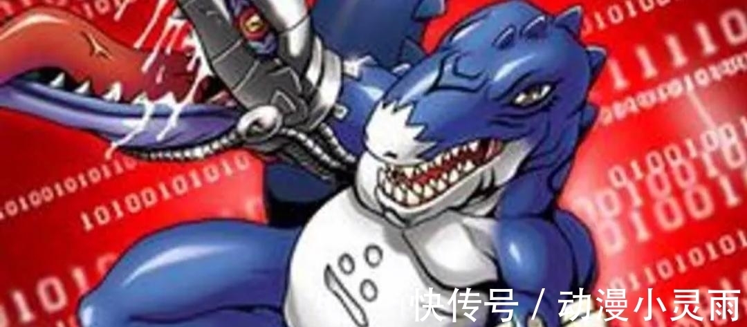 数码兽|数码宝贝:拥有三个脑袋,再进化是黑暗四大天王,曾力压皇骑