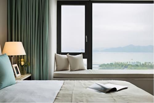 海景房|502平临海别墅,架高空间场域三面大扇窗,海景房就要这个“味”