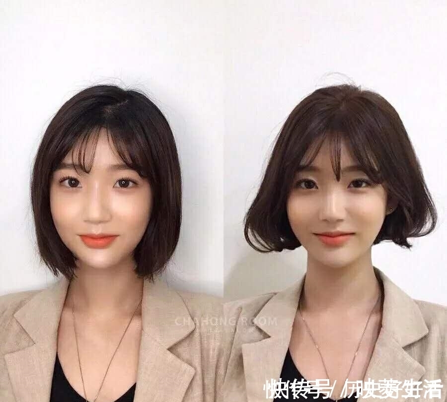 时尚|圆脸型的女生适合留什么刘海显得时尚一些?