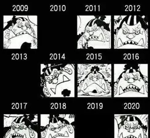 草帽海贼团|海贼王漫画画风的改变,路飞到中年像卡普,娜美越活越精致