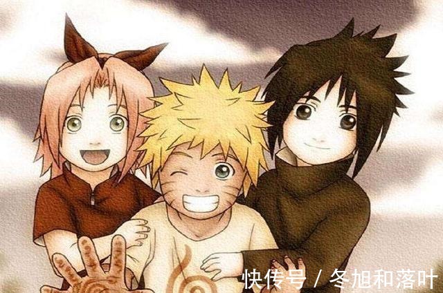 小櫻|“第七班”人物合影,小櫻表情沒有變化,鳴人佐助則改變了很多