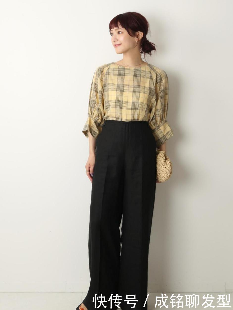 腰线|小个子穿搭模板,身高155日本博主示范显高穿法,轻松穿出高挑感