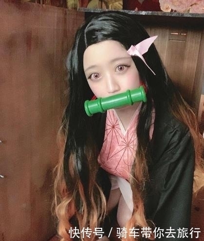 小姐姐|鬼灭之刃:因为原动漫火爆的影响,国内掀起一波COS其角色的潮流