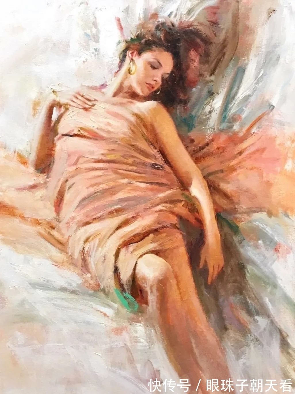 绘画|唯美惊艳,完美妙曼——令人内心悠然荡漾的美女画作