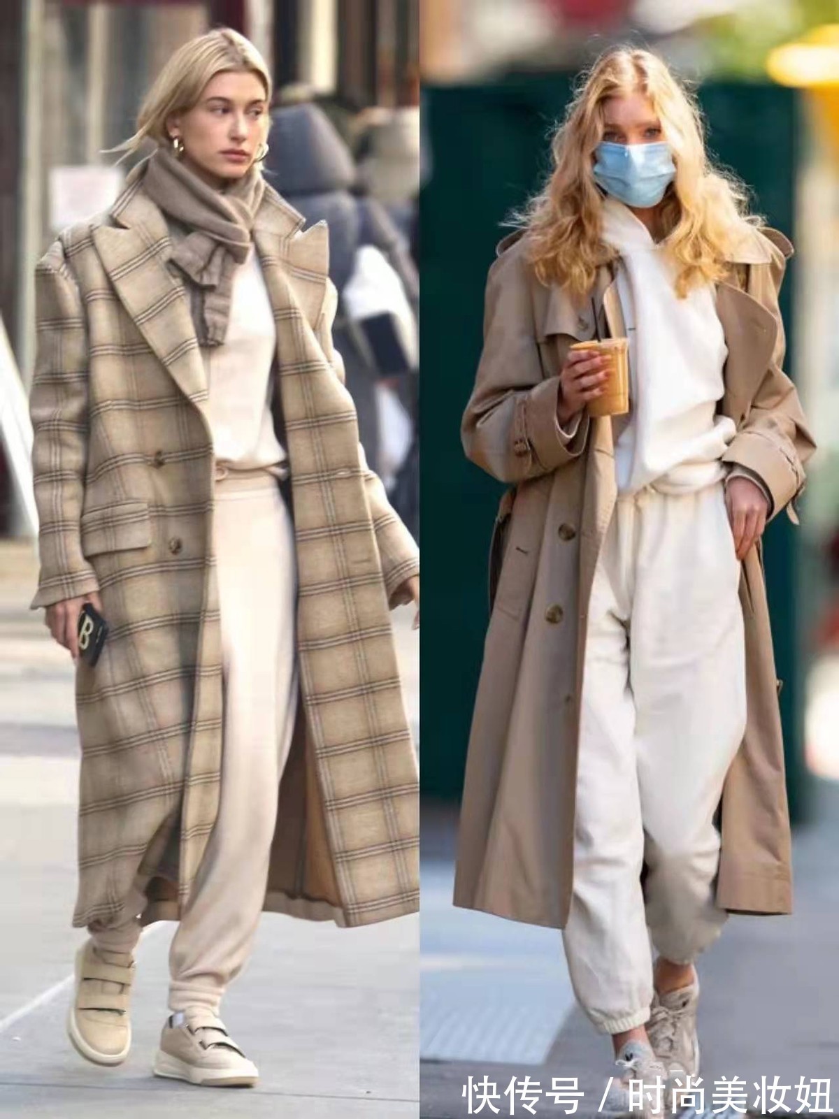 卫衣 这是我见过最减龄的“叠穿”公式,长大衣+卫衣,保暖又时髦