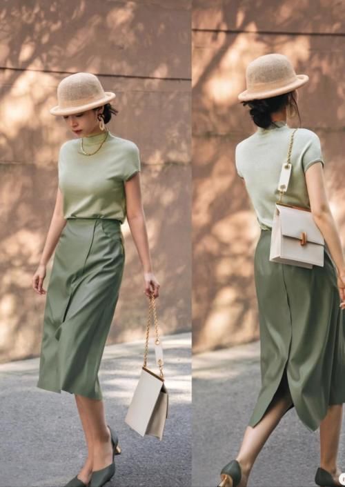 博主三木太“绝”了！同色系穿搭简约又大气，每套搭配都好时髦