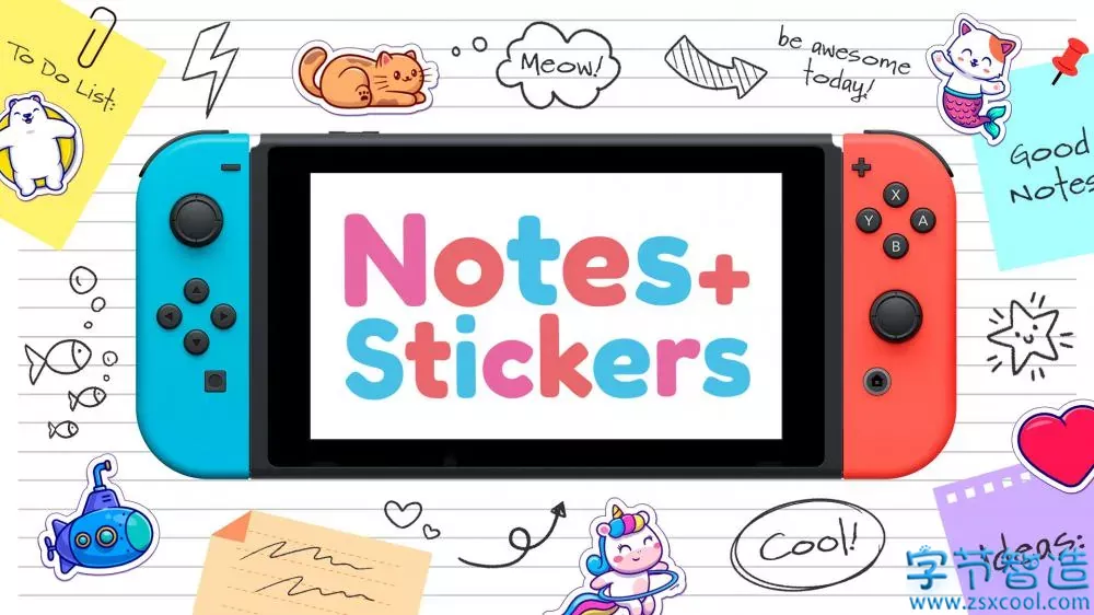 Switch游戏《笔记+贴纸 Notes Stickers》NSZ 下载-劳模下载