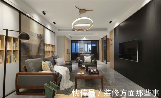 平衡感|138平现代风四居室原木色系,保留了极简又增加了温暖的平衡感