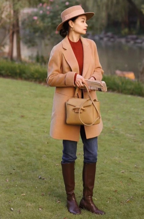 棕色 入冬第一件单品,怎么少的了“毛呢外套”?气质女人都有了