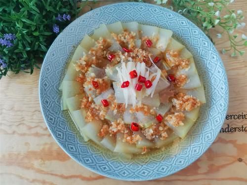 美颜|冬季,这才是冬瓜最好吃的做法,清淡味美颜值高,给肉都不换