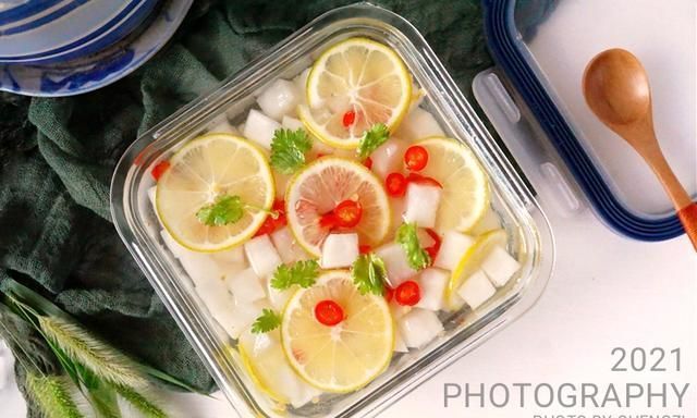 嘎嘣脆|和黄磊老师学的白萝卜做法,加罐雪碧腌一下,酸脆爽口,太好吃了