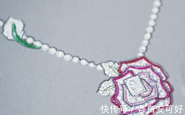 dior 迪奥全新DIOR ROSE高级珠宝,你有被设计稿惊艳到吗!