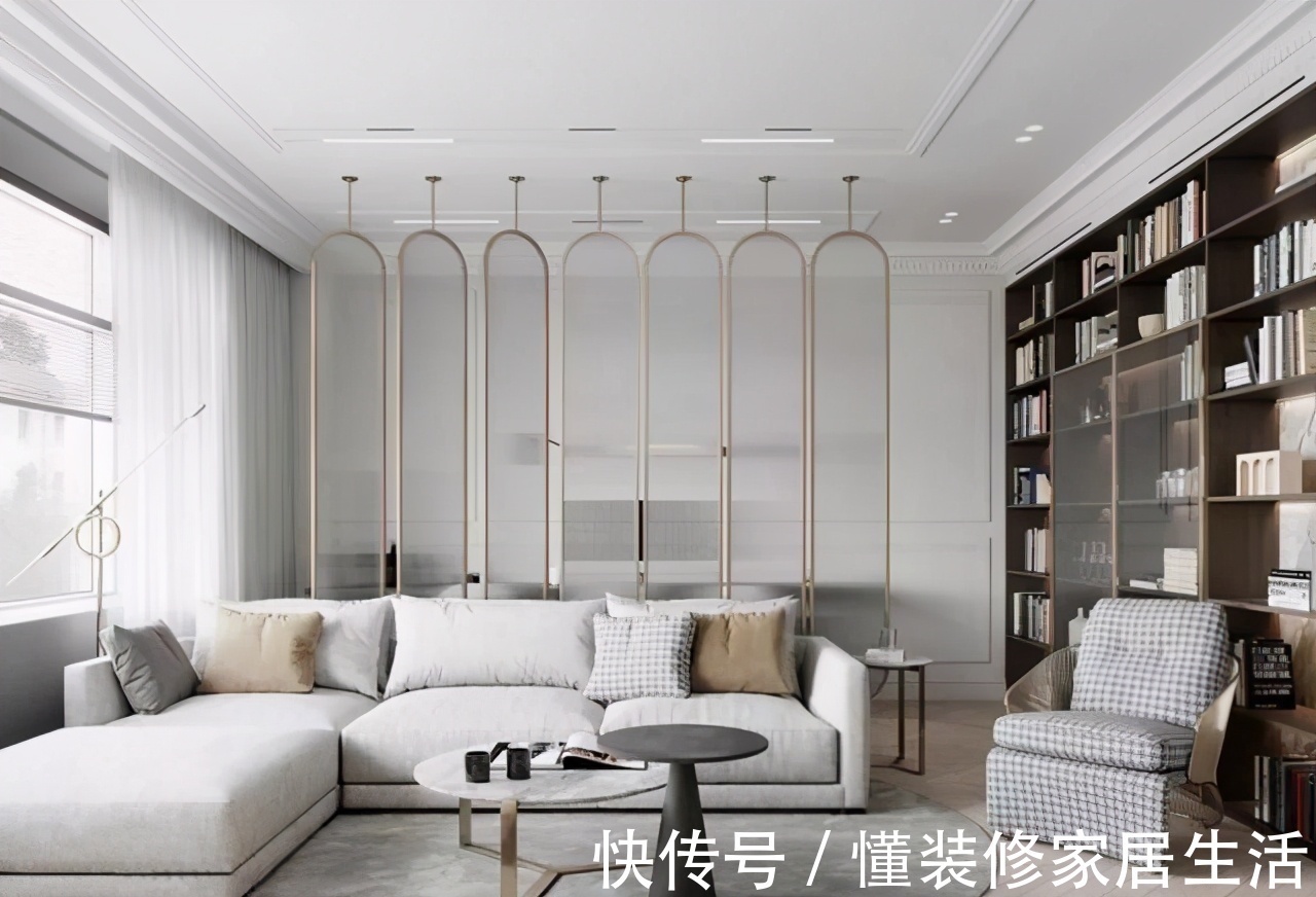 老三件儿|越来越多家庭客厅不再装电视了,现在流行这样装,时尚又大气