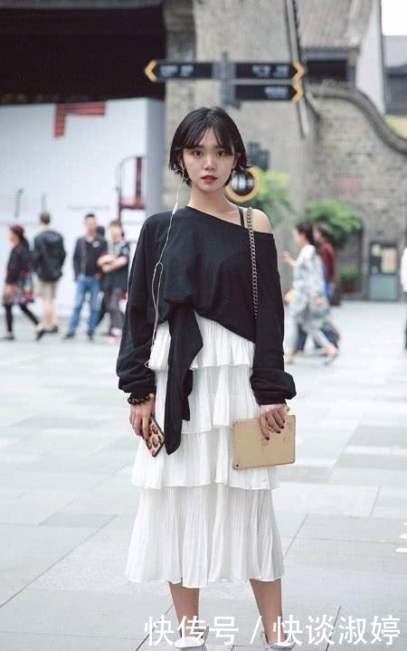 裙子|清新的裙子搭配,青春活力感十足,轻松展现女人最美的一面