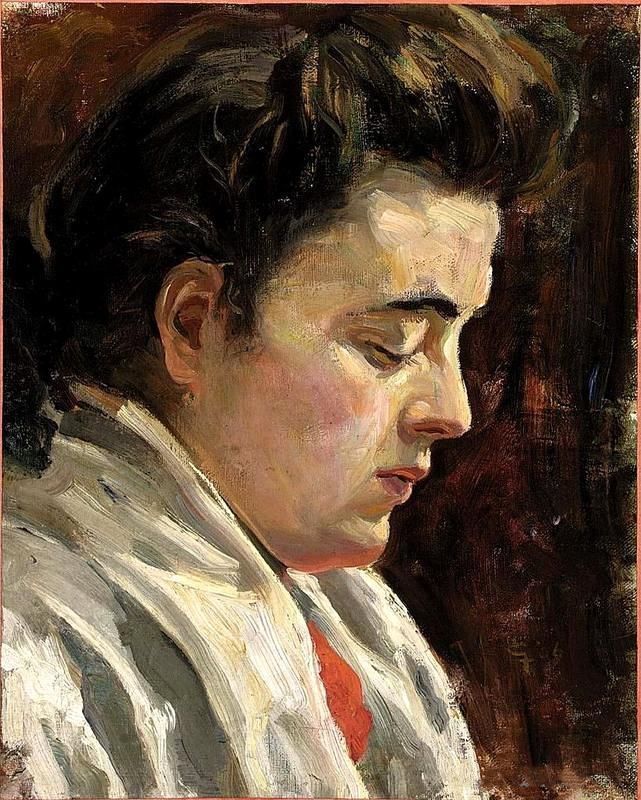 女人头像|荷兰现代主义的著名艺术家莱奥·格斯特尔——人物艺术作品