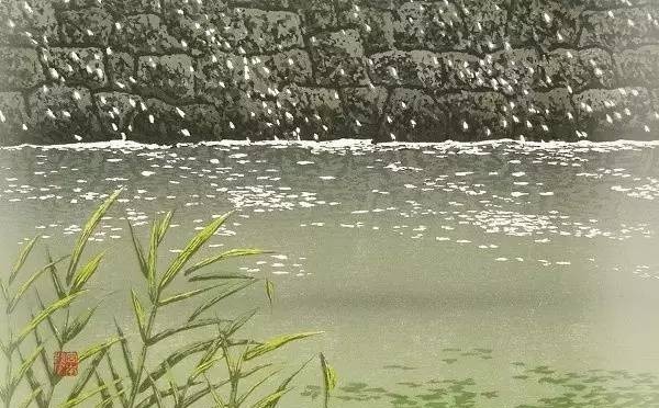 中国唐朝的斑斓山色水月之美