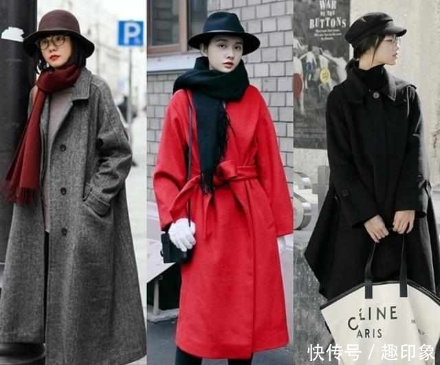 想要穿搭才保暖又时髦,大衣搭配针织裙优雅大气,美腻了