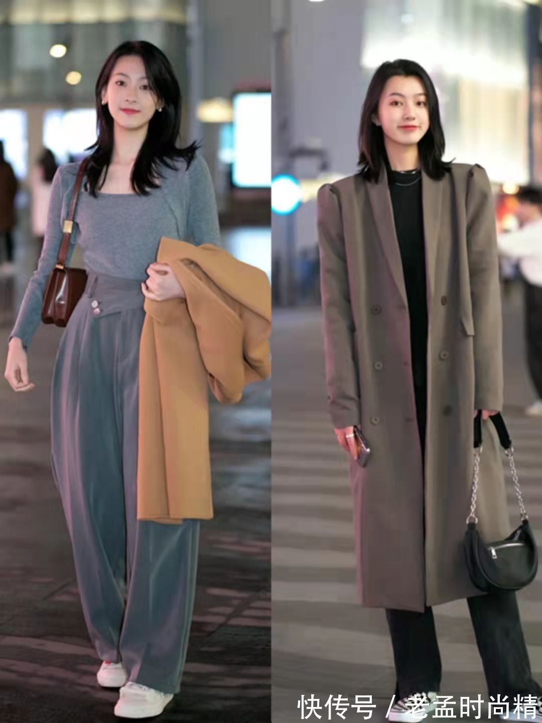 长风衣|40岁女人秋冬穿搭,没有“设计款+高跟鞋”也很潮,温度风度并存