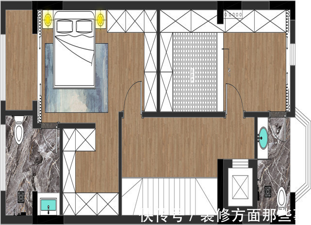 装修风格|233平现代风复式房子,以功能性为第一原则