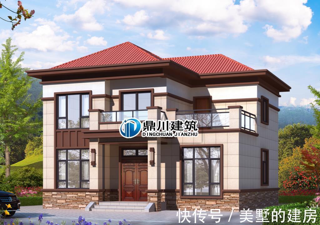 传统|5款新中式二层农村别墅，低调大气，中式传统美永不过时