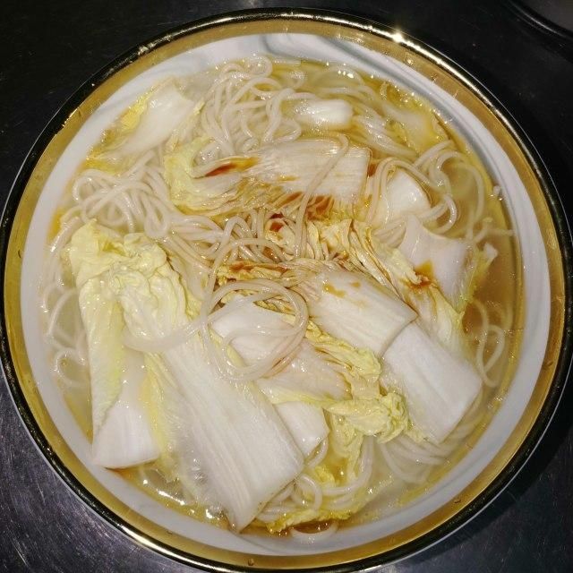 香油白菜面，简单方便家常味道