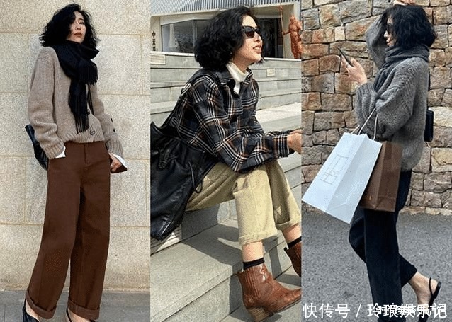 别总穿小黑裤了，今年流行这5种裤子，搭羽绒服、大衣都好看