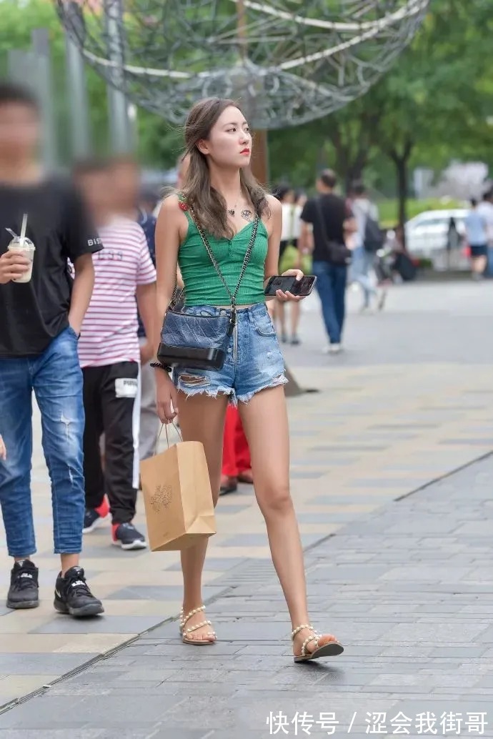 美女|街拍美女:超短裤主题