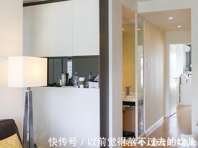 装修|自己打拼的第一套房，63㎡装修仅7万，客餐厅一体柜实用极了