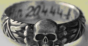 手中|奖励党卫军优秀成员的骷髅指环到战争末期只有26％还在原主人手中
