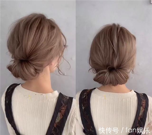从日网上收集到的，3款适合秋冬季丸子头，时尚又百搭