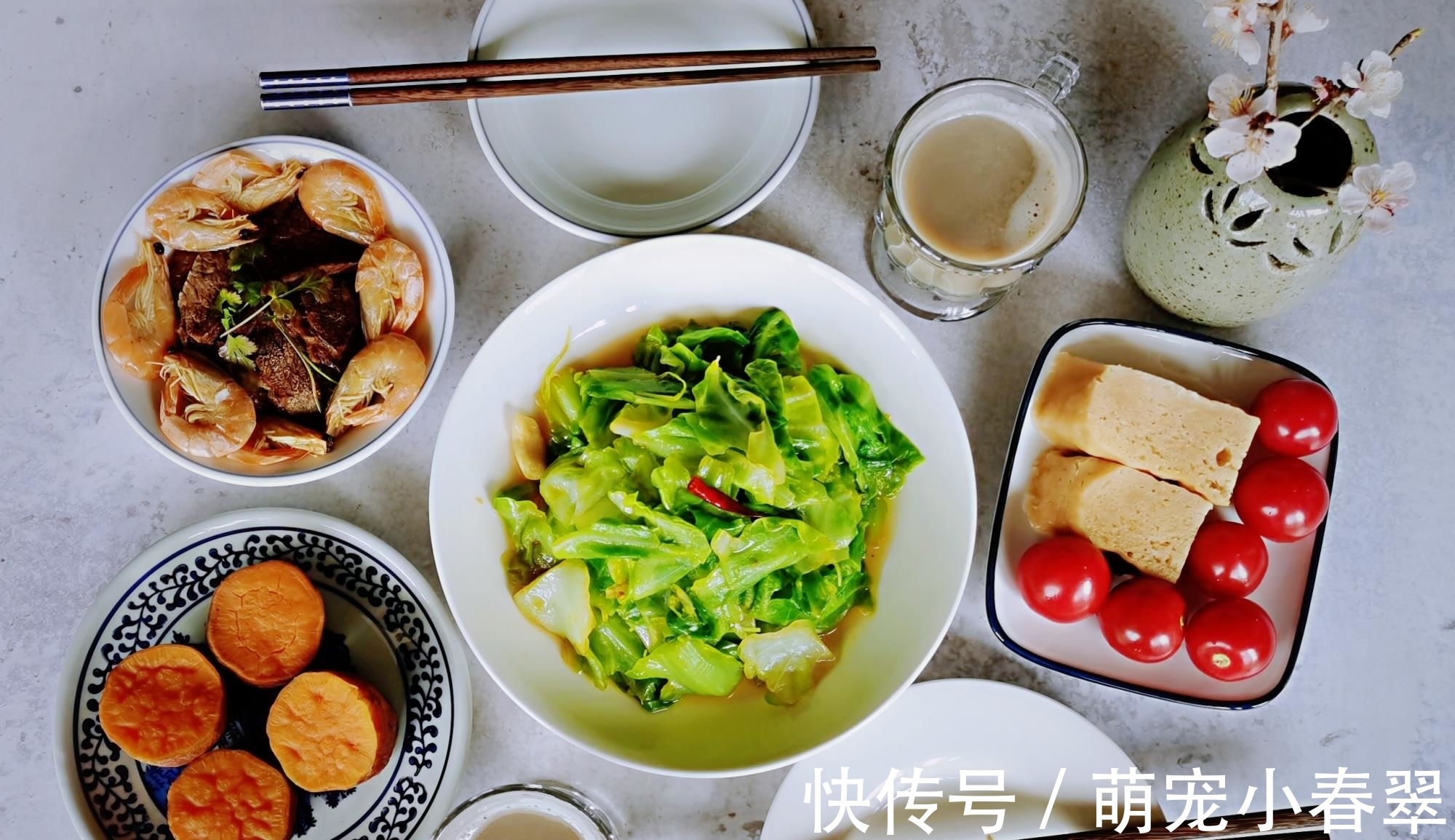 圆白菜叶|50岁阿姨家的6天早餐,杂粮粗粮换着吃,有儿时的乡村味温暖可口