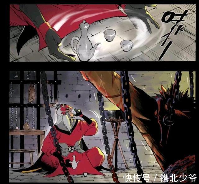 李信|王者荣耀官方漫画：明世隐潜入天牢；对李信说了，这样一段话