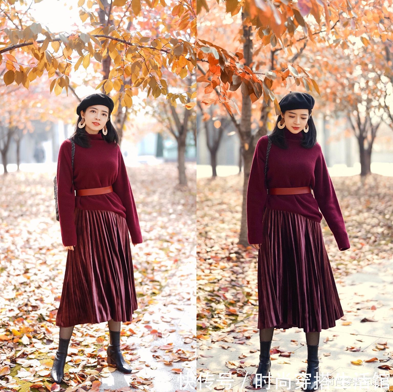 三木博主|新年就要穿“红色”!看三木博主这些搭配示范,照着穿喜庆又温暖