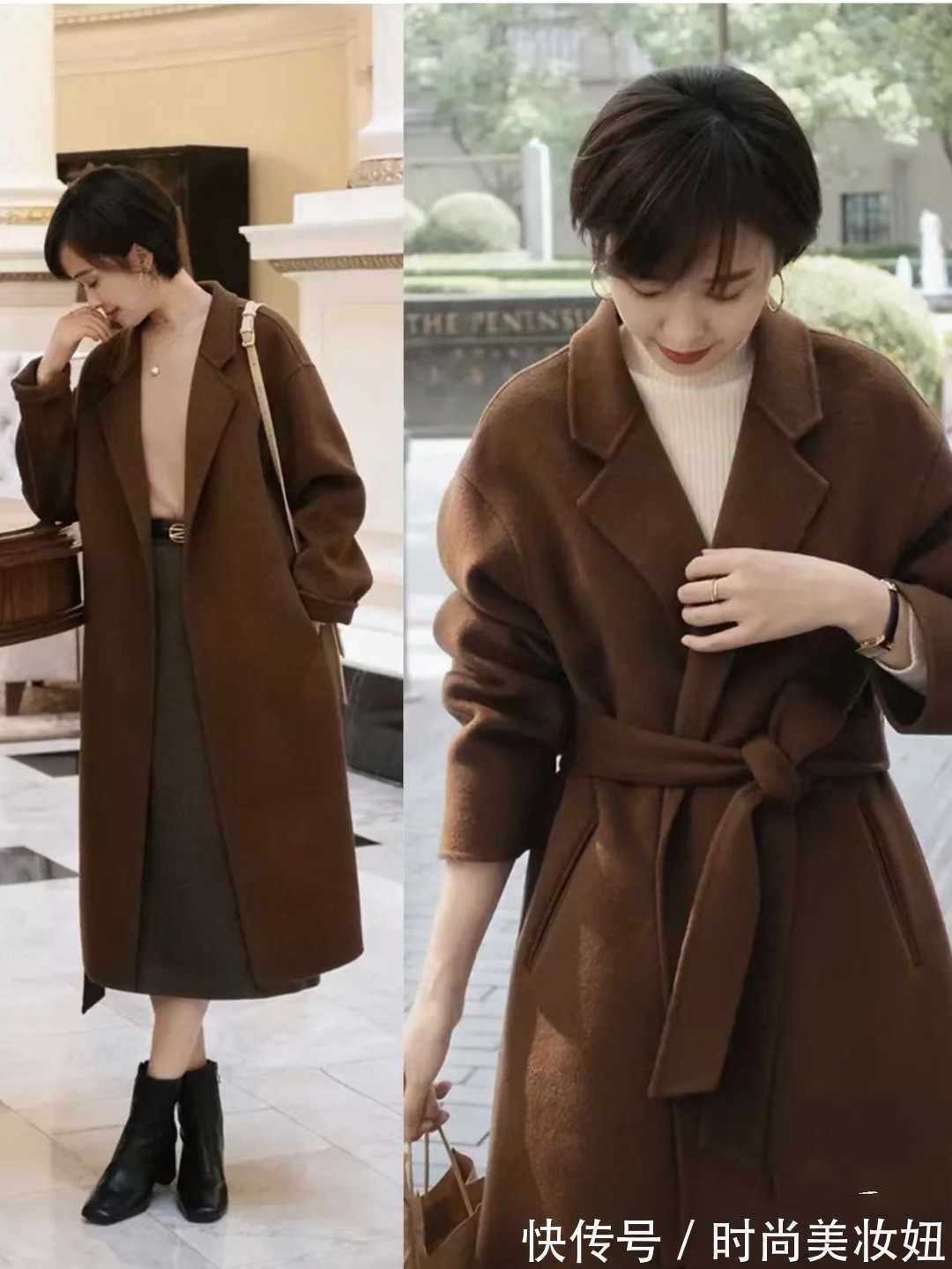 通身 小个子大衣要穿得优雅大气,这3个搭配技巧,轻松打造高级感
