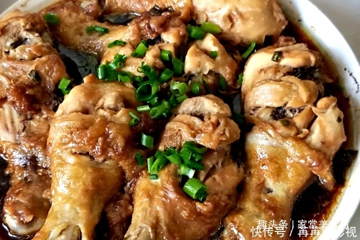 把鸡腿|鸡腿此做法好,鸡肉完整又软嫩,咸香又入味,比买的好吃百倍