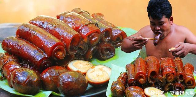 不到|这才是猪皮最美味的吃法,肥而不腻的猪皮卷,饭店都吃不到!