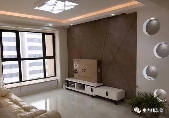 背景墙|新家刚装好,忍不住晒晒老公画的背景墙,谁看都说有几万的档次