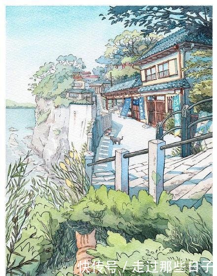 《你的名字》手绘画面,这些美到窒息的场景原来都是他画的